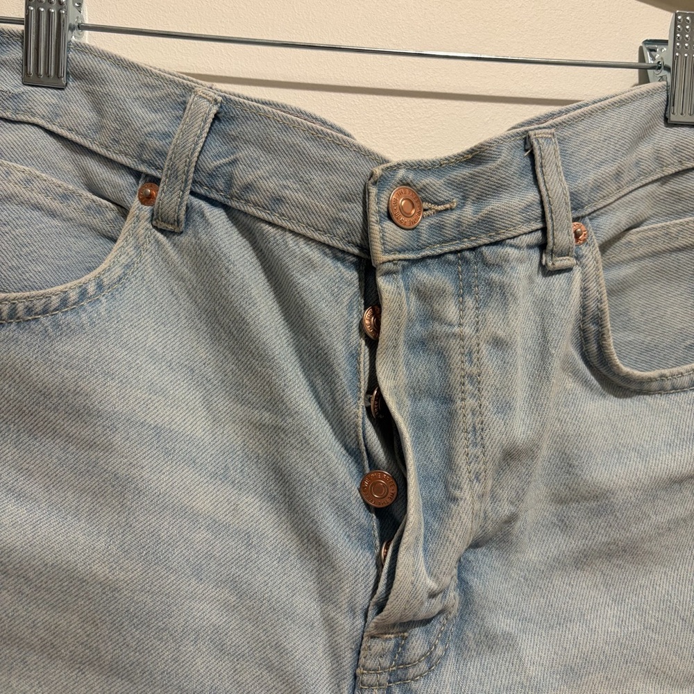 FREE PEOPLE WE THE FREE TIPPI DENIM SHORTS - Picture 10 of 11